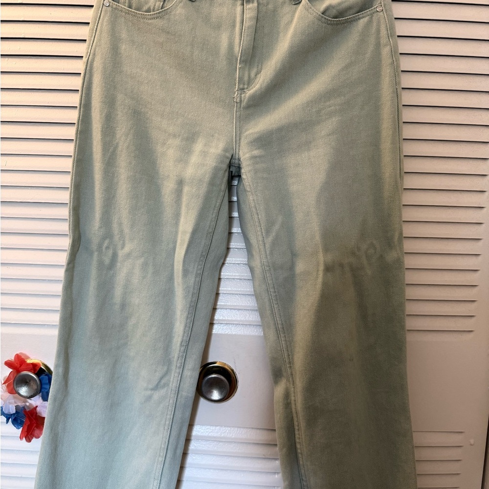 Women's Green Jeans